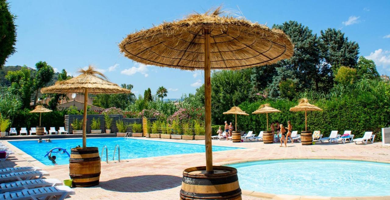 Camping Les Mimosas Hotell Pégomas Exteriör bild